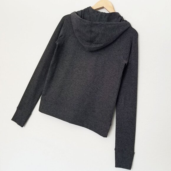 Outdoor Voices Women's Cloudknit All Day Hoodie Sweatshirt M Charcoal Gray SOFT - Picture 13 of 15